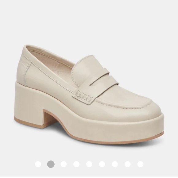 Dolce Vita Shoes - New! Dolce Vita Yanni Platform Leather Penny Loafer Cream